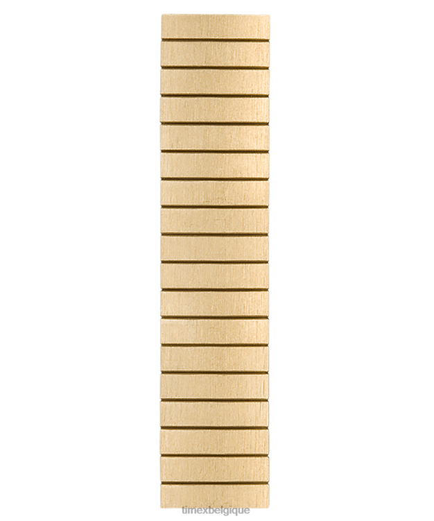 sangles | Timex unisexe Bande d'expansion en acier inoxydable de 18 mm R2F20497 ton d'or