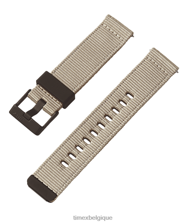 sangles | Timex unisexe Sangle en tissu à dégagement rapide de 22 mm R2F20519 bronzer