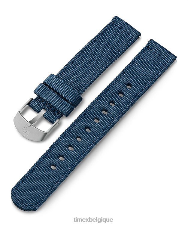 sangles | Timex unisexe bracelet en tissu de 18 mm R2F20513 bleu