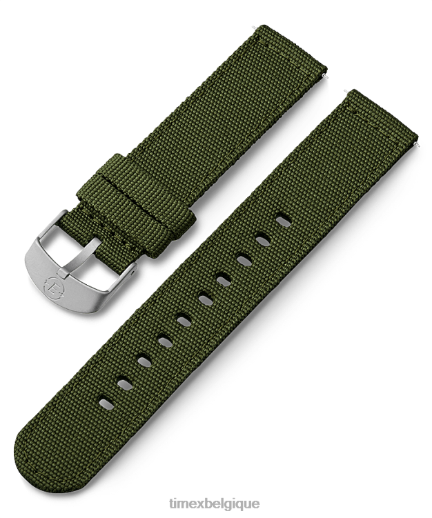 sangles | Timex unisexe bracelet en tissu de 20 mm R2F20538 vert