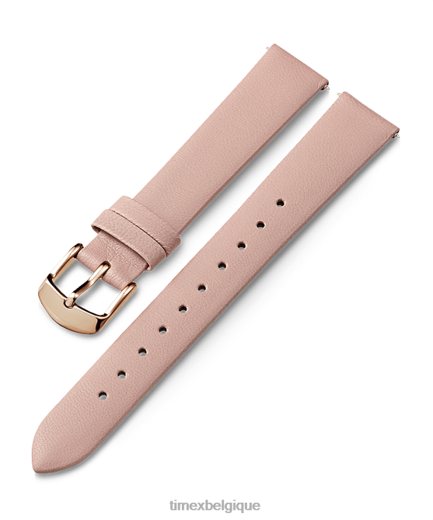 sangles | Timex unisexe bracelet en cuir de 16 mm R2F20454 rose