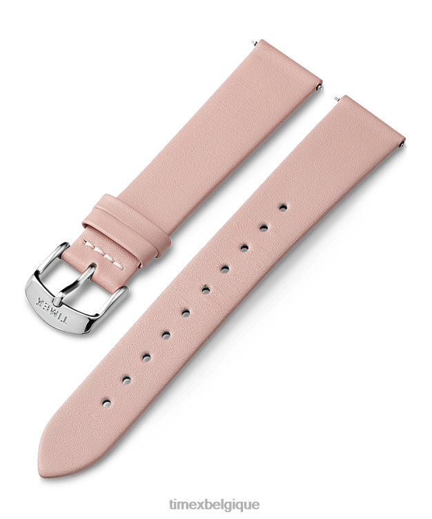 sangles | Timex unisexe bracelet en cuir de 18 mm R2F20448 rose