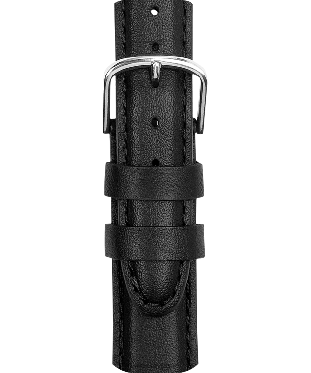 sangles | Timex unisexe bracelet en cuir de 18 mm R2F20464 noir