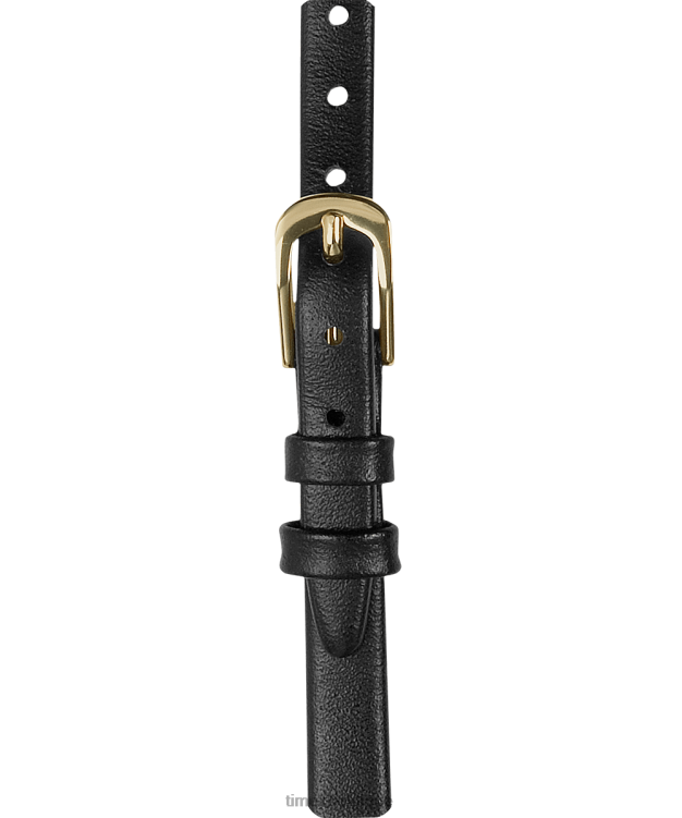 sangles | Timex unisexe bracelet en cuir de 9 mm R2F20443 noir