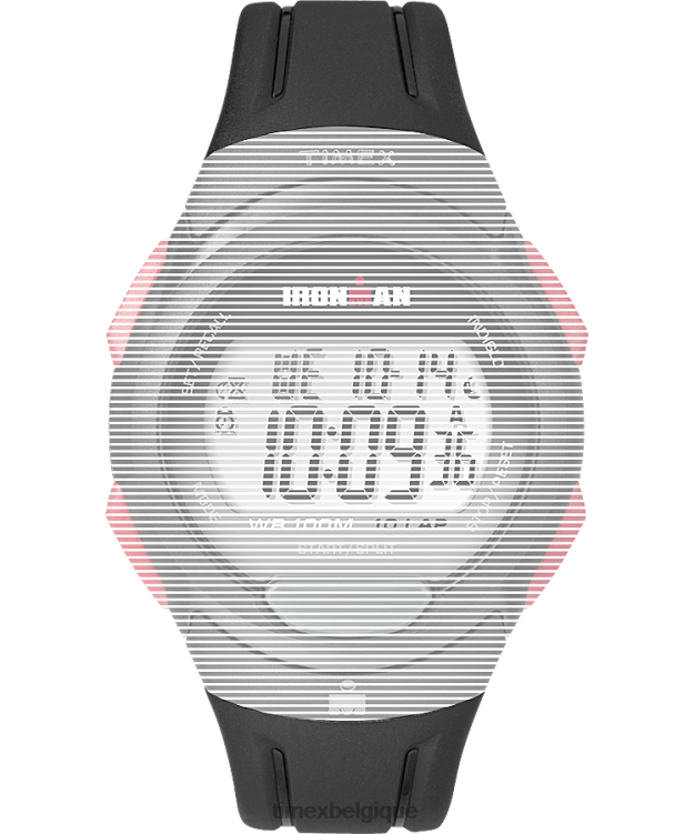 sangles | Timex unisexe bracelet de remplacement en résine mate de 16 mm pour ironman essential 10 pleine grandeur R2F20585 noir