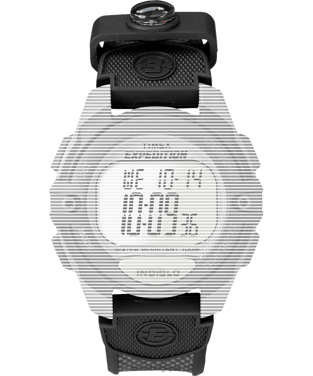 sangles | Timex unisexe bracelet de remplacement pour chrono/alarme/minuterie d'expédition R2F20678 noir
