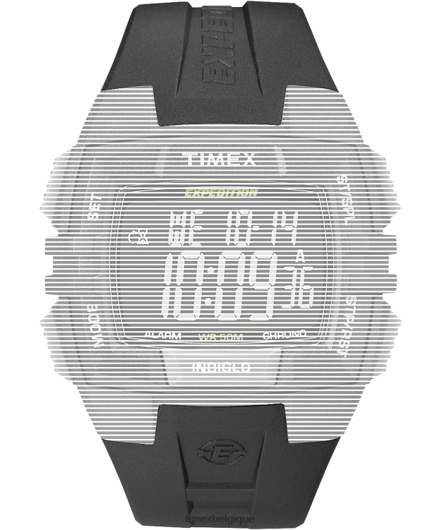sangles | Timex unisexe bracelet de remplacement pour chrono/alarme/minuterie d'expédition R2F20713 noir