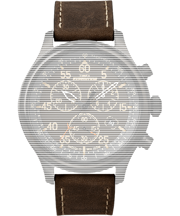 sangles | Timex unisexe bracelet de remplacement pour chronographe de campagne d'expédition R2F20571 brun