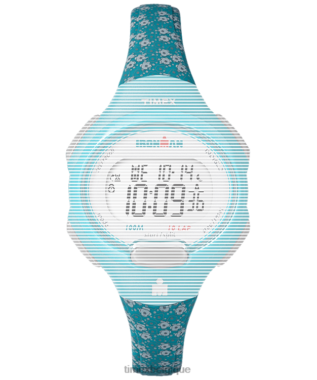 sangles | Timex unisexe bracelet en résine de remplacement de 12 mm pour ironman essential 10 de taille moyenne R2F20558 bleu