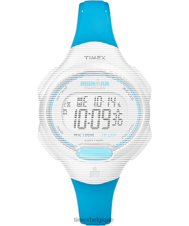 sangles | Timex unisexe bracelet en résine de remplacement de 12 mm pour ironman essential 10 de taille moyenne R2F20583 bleu