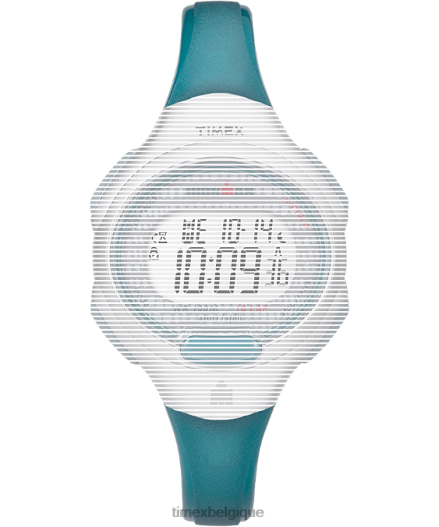 sangles | Timex unisexe bracelet en résine de remplacement de 12 mm pour ironman essential 10 de taille moyenne R2F20696 bleu