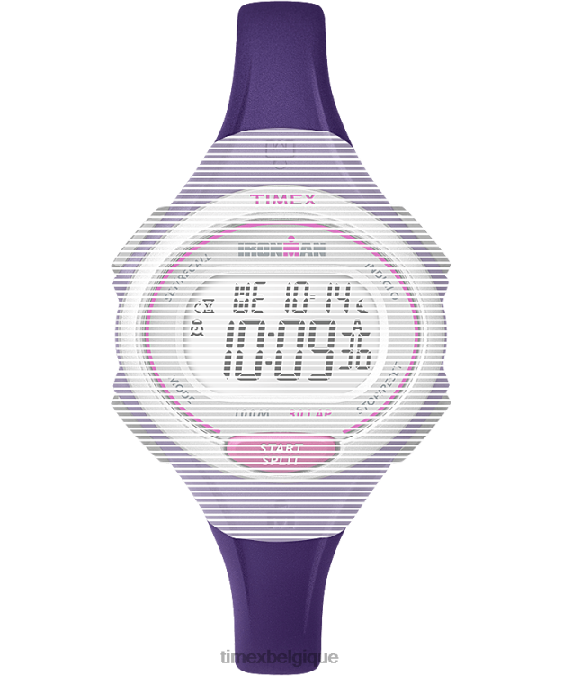 sangles | Timex unisexe bracelet en résine de remplacement de 12 mm pour ironman essential 30 de taille moyenne R2F20611 violet