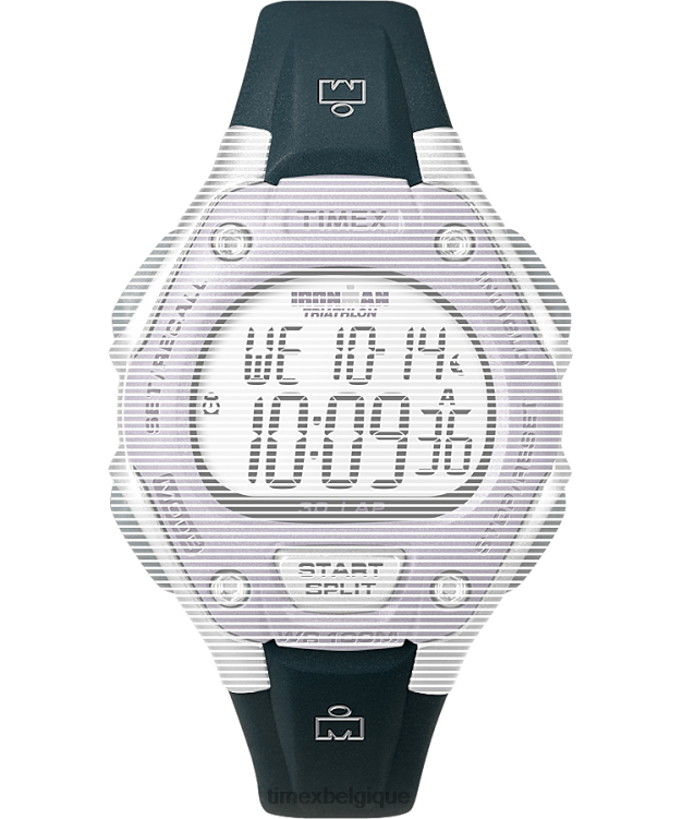 sangles | Timex unisexe bracelet en résine de remplacement de 14 mm pour ironman classic 30 de taille moyenne R2F20646 noir