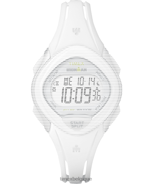 sangles | Timex unisexe bracelet en résine de remplacement de 16 mm pour ironman élégant 30 de taille moyenne R2F20547 blanc