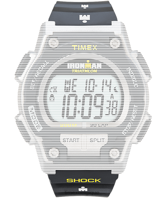 sangles | Timex unisexe bracelet en résine de remplacement de 18 mm pour ironman 30 tours pleine grandeur R2F20564 noir