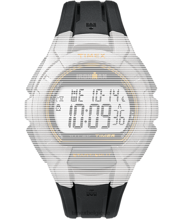 sangles | Timex unisexe bracelet en résine de remplacement de 18 mm pour ironman essential 10 pleine grandeur R2F20545 noir