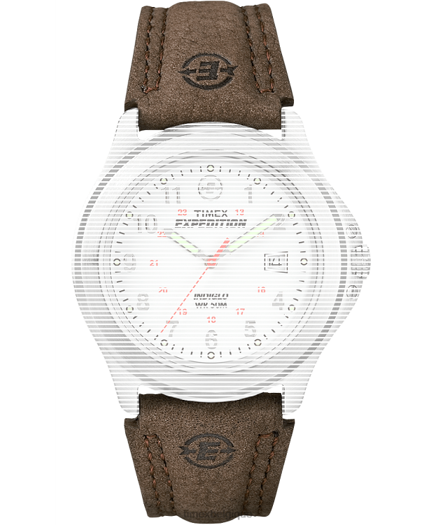 sangles | Timex unisexe sangle de remplacement pour champ métallique d'expédition R2F20622 brun