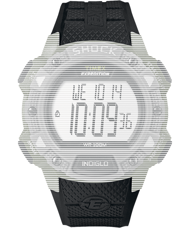 sangles | Timex unisexe sangle de remplacement pour chat de choc d'expédition R2F20580 noir