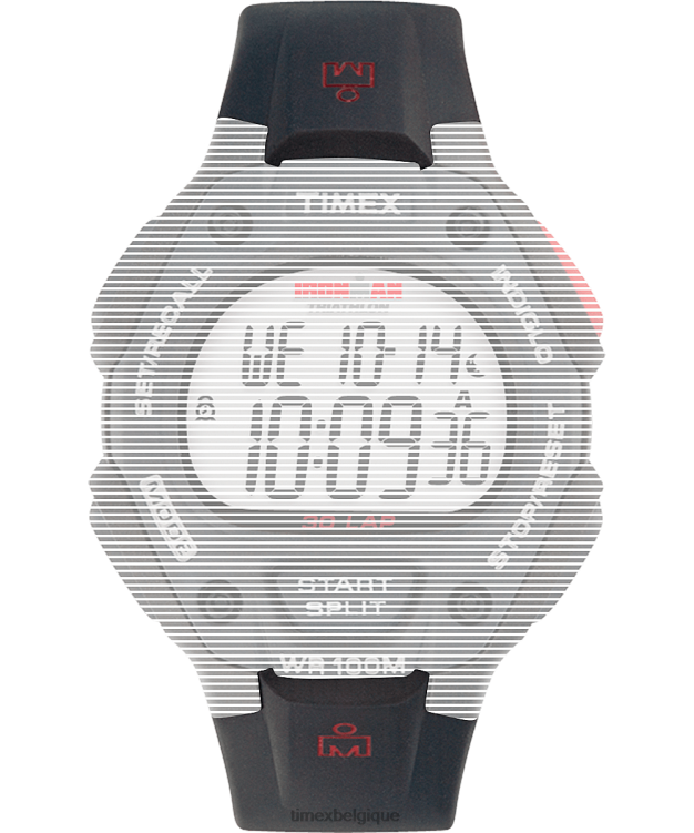 sangles | Timex unisexe sangle de remplacement pour ironman classic 30 pleine grandeur R2F20699 noir