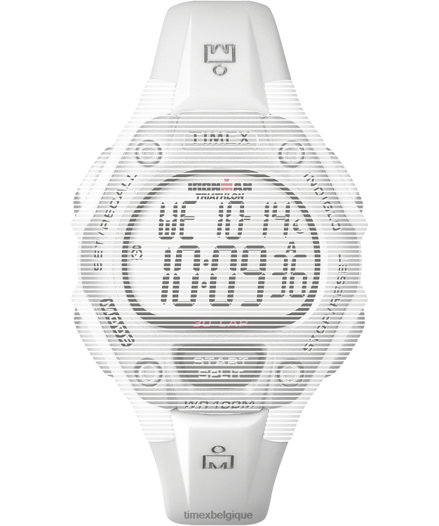 sangles | Timex unisexe sangle de remplacement pour ironman classic 30 taille moyenne R2F20690 blanc