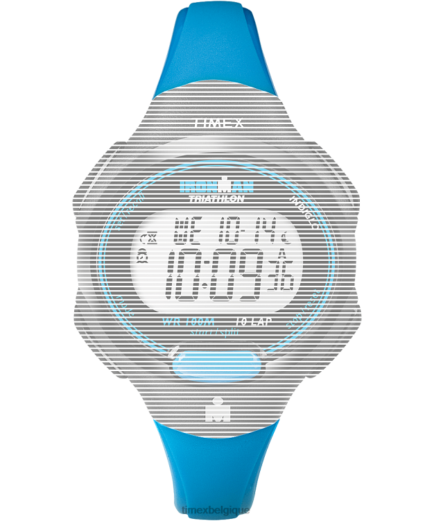 sangles | Timex unisexe sangle de remplacement pour ironman essential 10 taille moyenne R2F20600 bleu