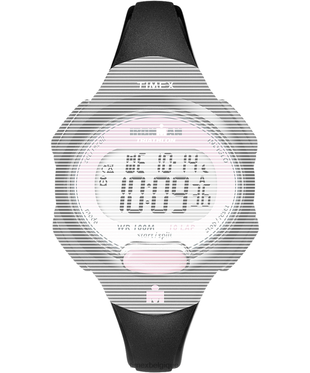 sangles | Timex unisexe sangle de remplacement pour ironman essential 10 taille moyenne R2F20617 noir