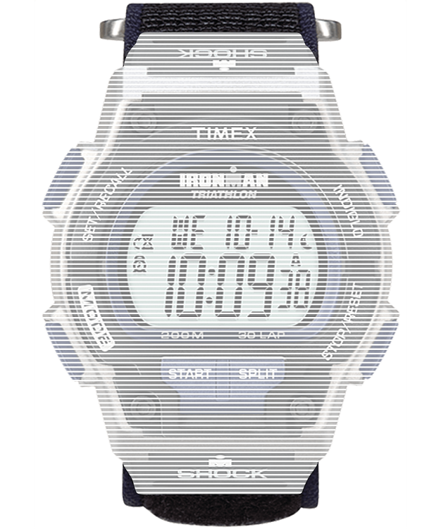 sangles | Timex unisexe sangle de remplacement pour ironman original 30 choc pleine grandeur R2F20692 noir