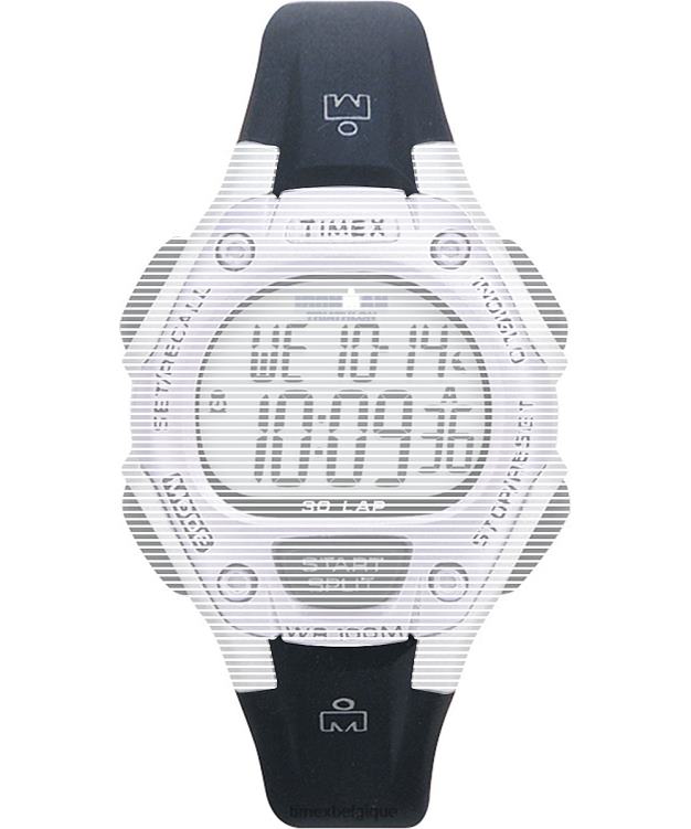 sangles | Timex unisexe sangle de remplacement pour ironman traditionnel 30 tours de taille moyenne R2F20636 noir