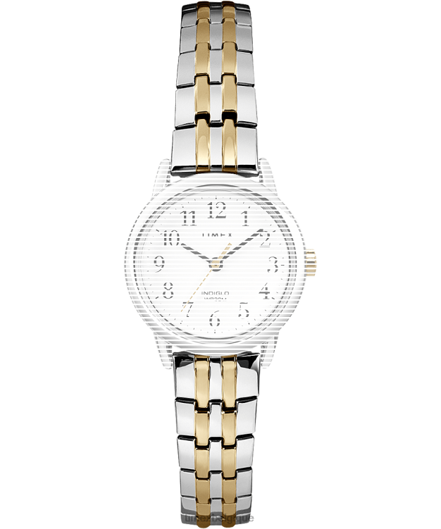sangles | Timex unisexe sangle de remplacement pour une lecture facile R2F20657 deux tons