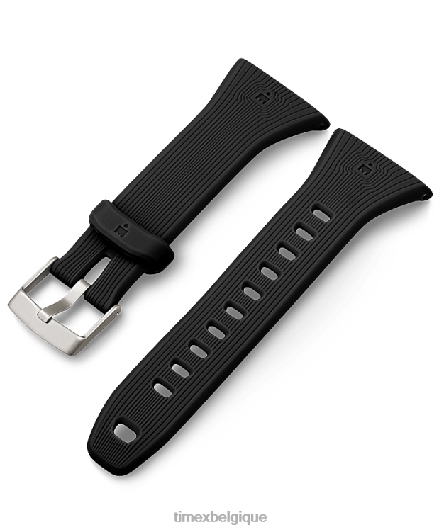 sangles | Timex unisexe Bracelet en silicone à dégagement rapide de 21 mm R2F20681 noir