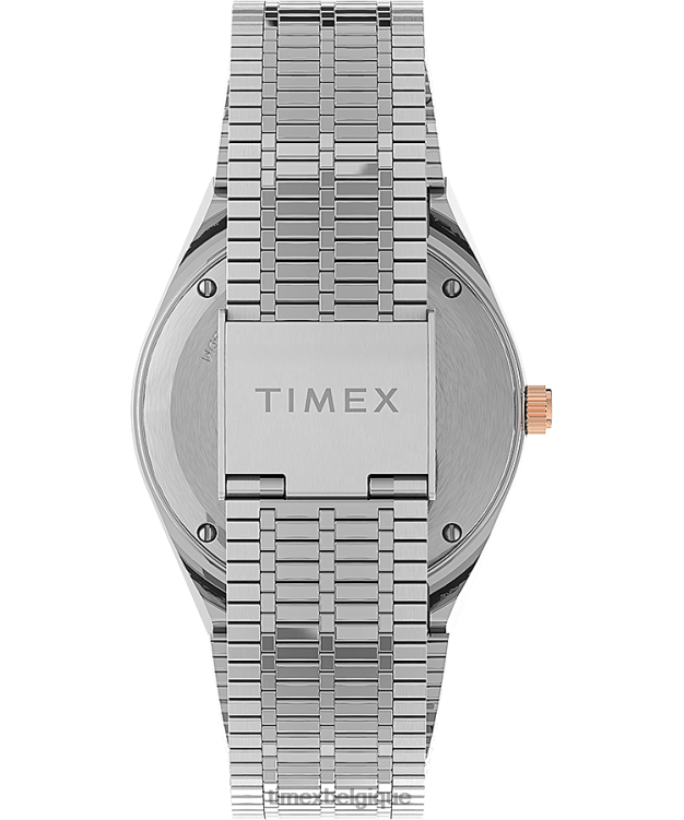 montres | Q Timex femmes Montre bracelet en acier inoxydable de 36 mm R2F20348 acier inoxydable/ton argenté