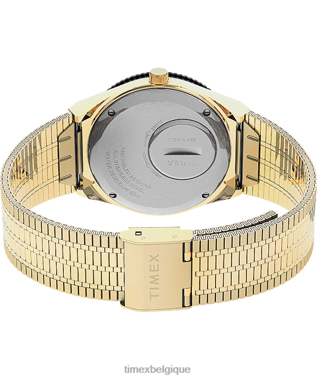 montres | Q Timex femmes Montre bracelet en acier inoxydable de 36 mm R2F20349 doré/crème