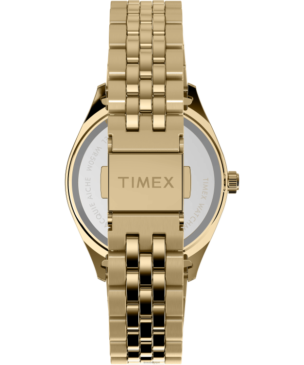 montres | Timex femmes montre Legacy x Jacquie Aiche œil de tribu lapis 36 mm R2F20321 doré/bleu