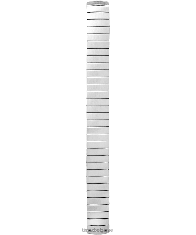 montres | Timex femmes montre à bracelet d'extension 25 mm facile à lire R2F20370 argenté/acier inoxydable/blanc