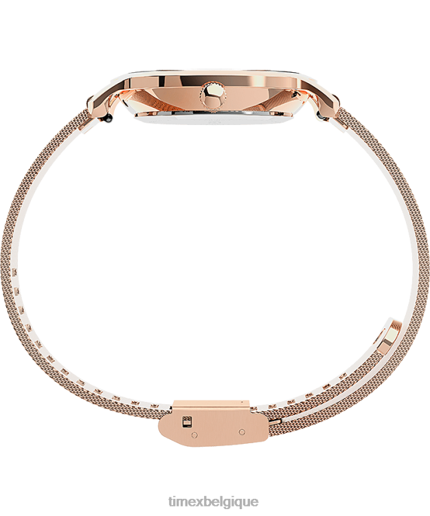 montres | Timex femmes montre transcend 31 mm avec bracelet en maille d'acier inoxydable R2F20362 ton doré rose/rose