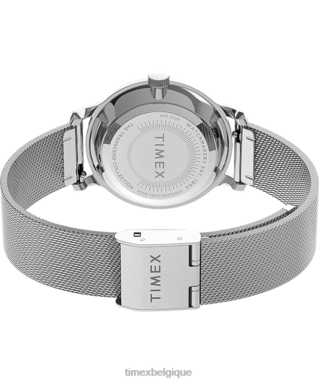 montres | Timex femmes montre transcend 31 mm avec bracelet en maille d'acier inoxydable R2F20380 argenté