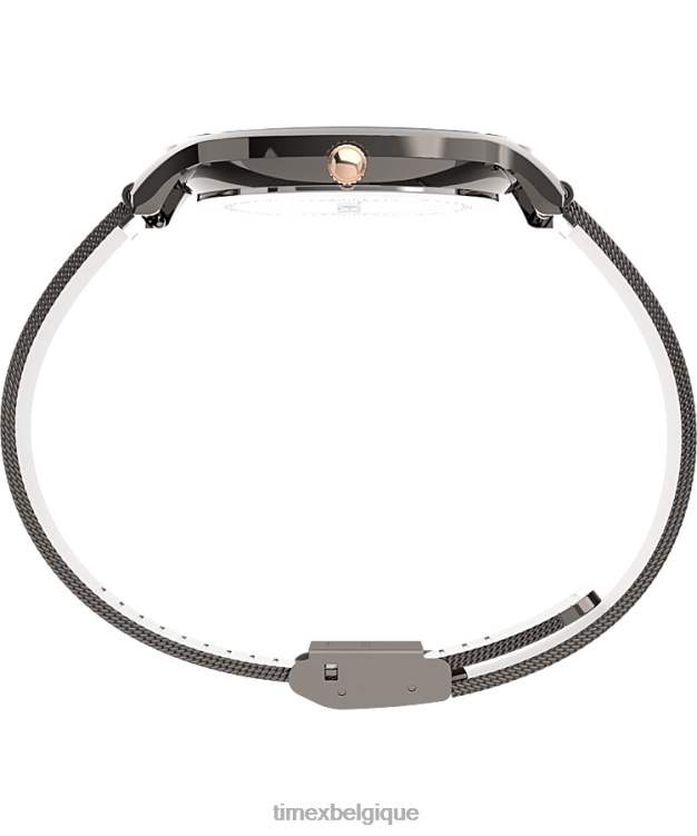 montres | Timex femmes montre transcend 38 mm avec bracelet en maille d'acier inoxydable R2F20355 bronze/noir