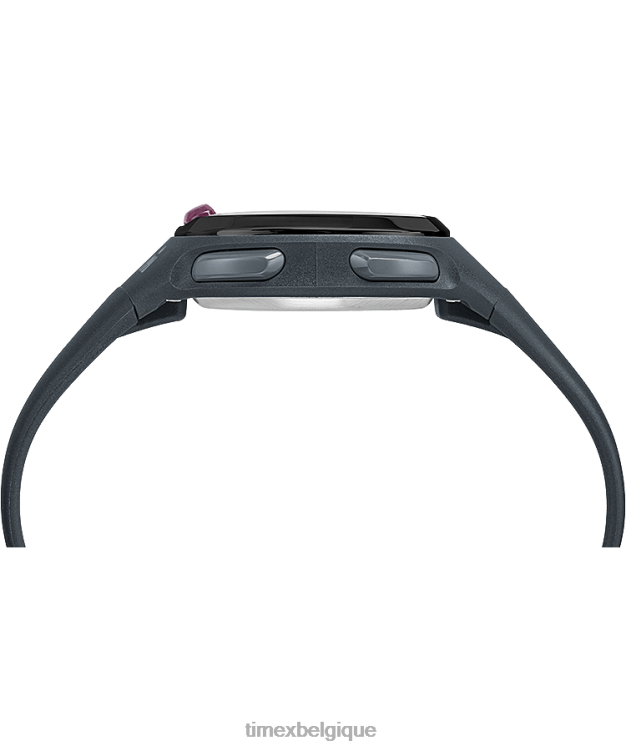 montres | Timex femmes montre ironman transit 33 mm, bracelet en résine de taille moyenne R2F20412 gris/noir