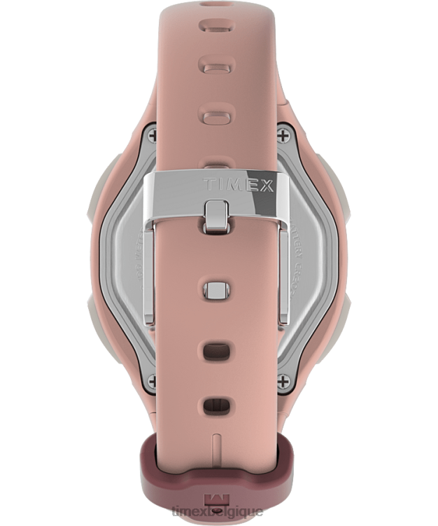 montres | Timex femmes montre transit 33 mm avec bracelet en résine R2F20406 rose/doré rose