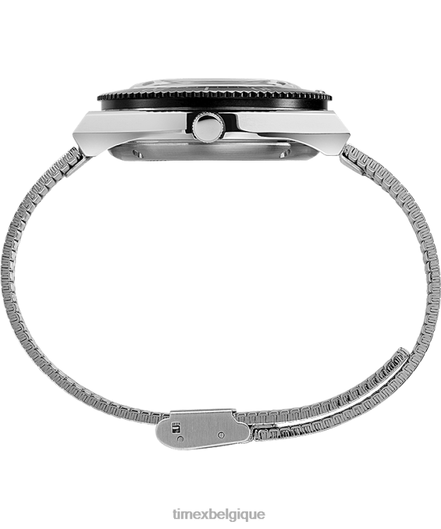 montres | Timex Hommes montre bracelet en acier inoxydable m79 automatique 40 mm R2F2044 acier inoxydable/noir