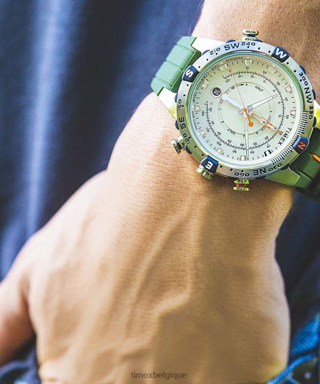 montres | Timex Hommes Montre Expedition North Tide-Temp-Compass avec bracelet en silicone de 45 mm R2F2029 acier inoxydable/gris/noir