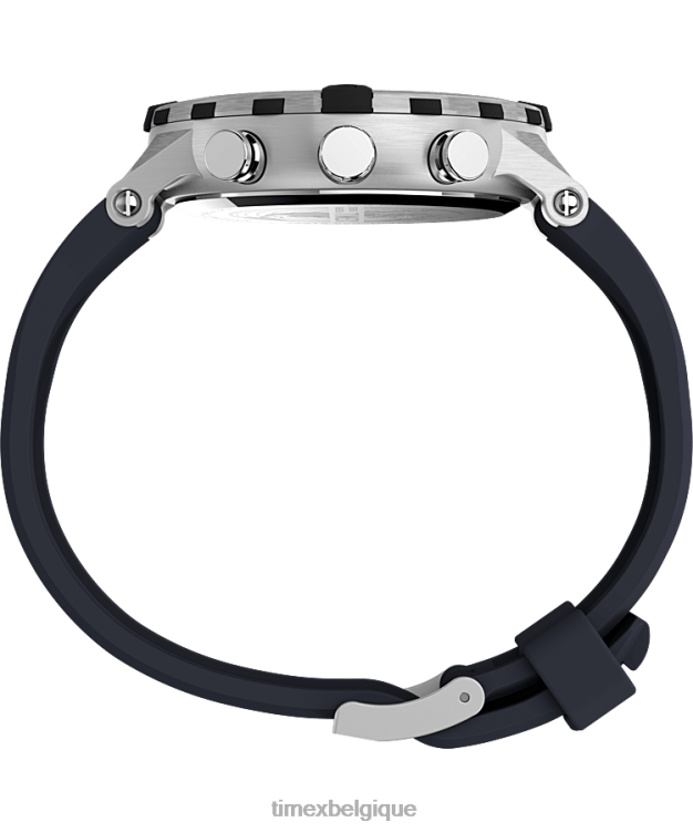 montres | Timex Hommes Montre Expedition North Tide-Temp-Compass avec bracelet en silicone de 45 mm R2F2036 acier inoxydable/bleu