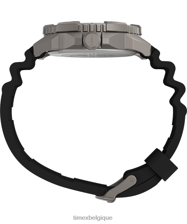 montres | Timex Hommes montre expédition north ridge 41 mm bracelet en silicone R2F207 titane/noir