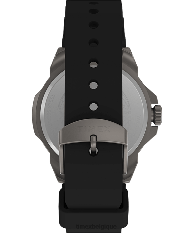 montres | Timex Hommes montre expédition north ridge 41 mm bracelet en silicone R2F207 titane/noir