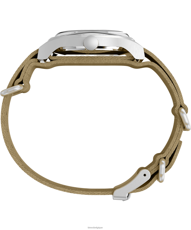 montres | Timex x Hommes ensemble de montre nigel cabourn avec bracelet en tissu 36 mm R2F2037 bronzer