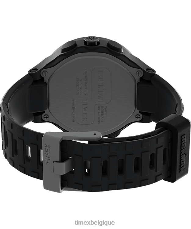 montres | Timex Hommes montre ironman t200 42 mm bracelet en silicone R2F20274 gris