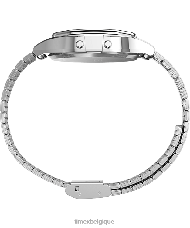 montres | Timex Hommes montre-bracelet en acier inoxydable t80 34 mm R2F20143 acier inoxydable