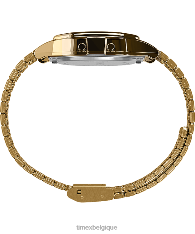 montres | Timex Hommes montre-bracelet en acier inoxydable t80 34 mm R2F20172 ton d'or