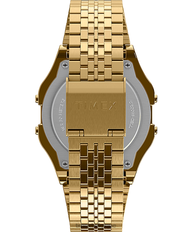 montres | Timex Hommes montre-bracelet en acier inoxydable t80 34 mm R2F20172 ton d'or