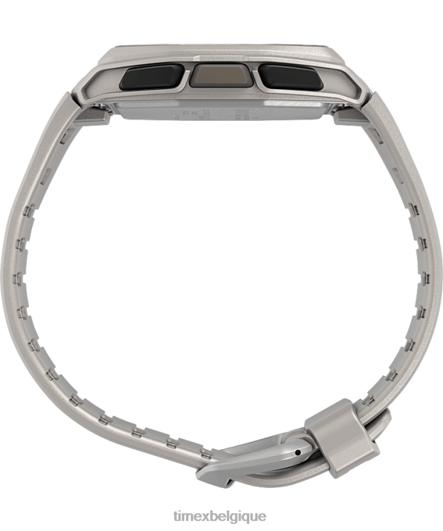 montres | Timex Hommes montre ironman t300 avec bracelet en silicone R2F20261 blanc noir